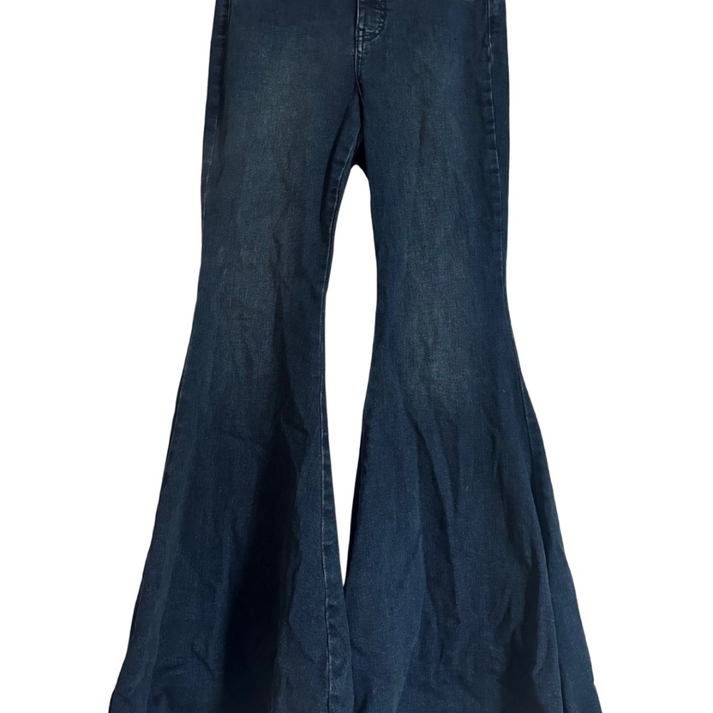 Women's Free People Flared Blue Jeans